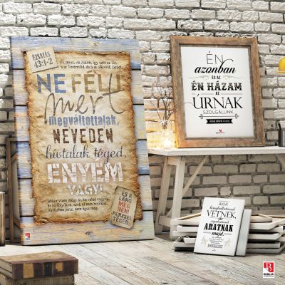 Biblia idézetek vintage stílusban