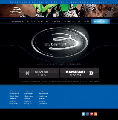Budafer Auto - website design