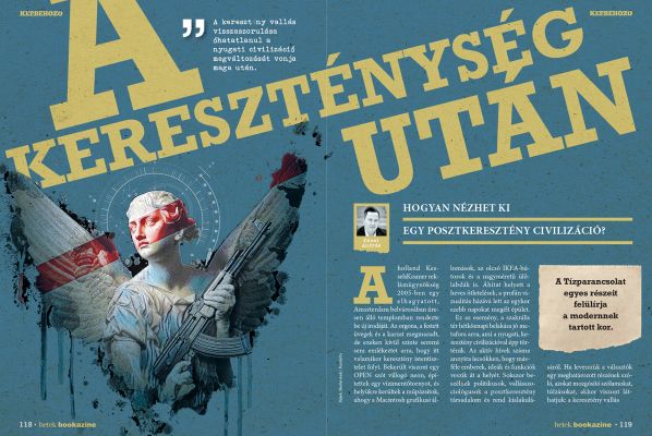 Hetek - Képbehozó Magazin - oldalpár layout design 