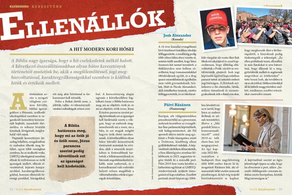 Hetek - Képbehozó Magazin - oldalpár layout design 