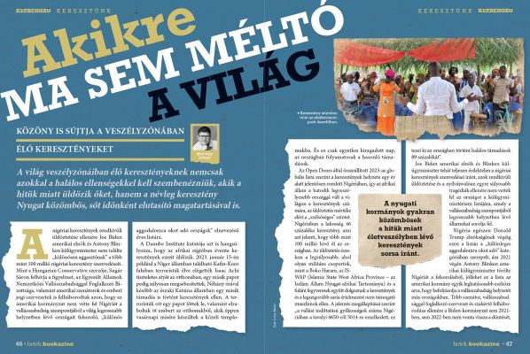 Hetek - Képbehozó Magazin - oldalpár layout design