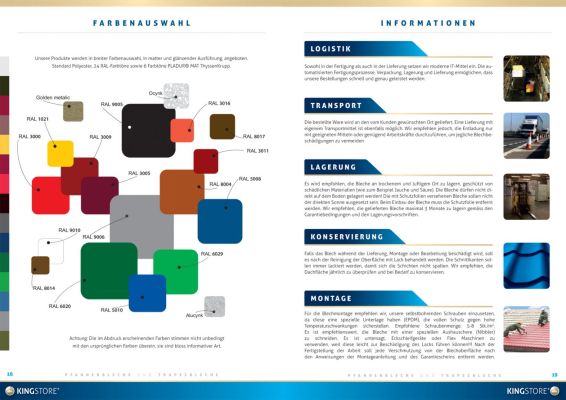 King Store - Prospektus design - Swájci kiadás