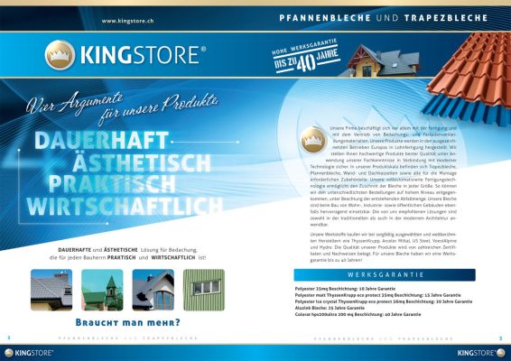 King Store - Prospektus design - Swájci kiadás