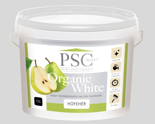 PSC - Organic White Hófehér - vödörcimke design