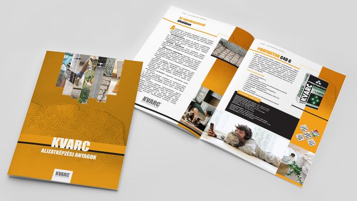 KVARC - 'Aljazatképzési anyagok' prospektus design