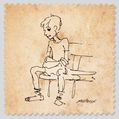 A magányos fiú - illusztráció