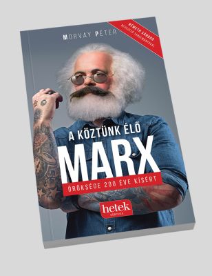 Morvay Péter : A köztünk élő Marx - könyboritó design