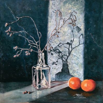 Csendélet - Olaj, vászon 55x55cm