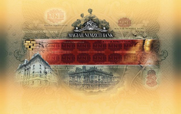 Magyar Nemzeti Bank - sajtófal design 2008-2010