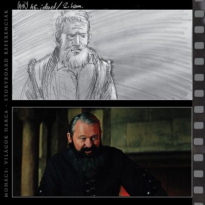 MOHÁCS, Világok Harca - Storyboard és képkocka az elkészült filmből 06