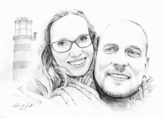 Portré rajzolás - www.ceruzagaleria.hu