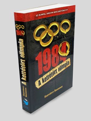 1984 Kettétört Olimpia - könyvboritó design