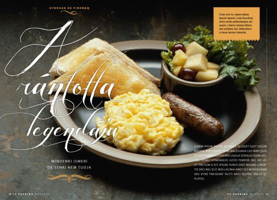 Paprika Magazin - layout design