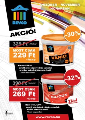 Revco Akciós plakát design
