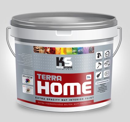 King Stone Chemicals - Terra Home - Vödörcimke design