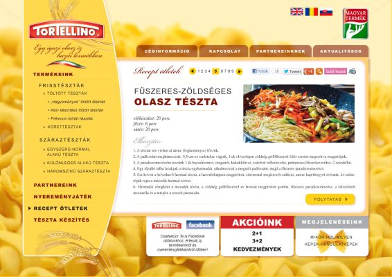 Tortellino - website design