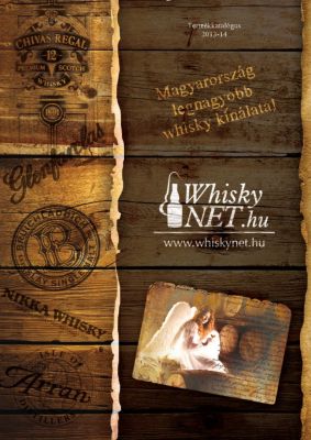 Whiskynet - prospektus borító design 2.